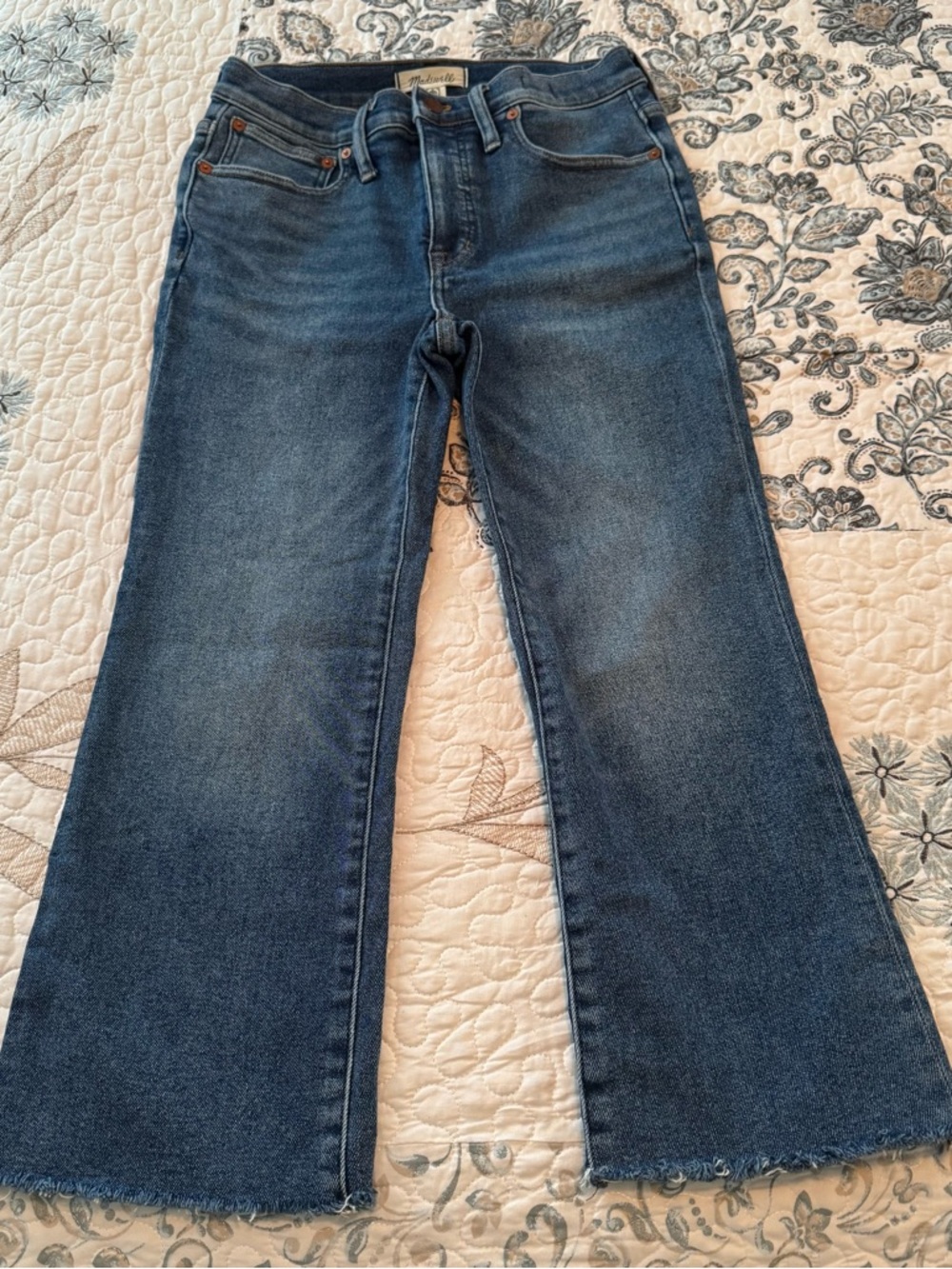 Madewell Cali Demi boot jeans size 28 Petite